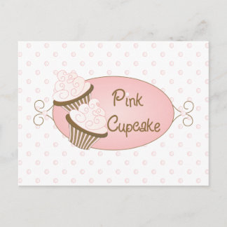 Postal Personalizado para pastel rosa