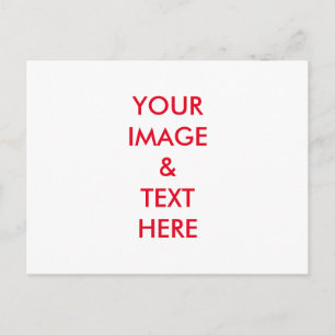 Postal Personalizado personalizado de su propia foto