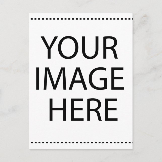 Postal Personalizado personalizado Su propia foto y texto (Anverso)