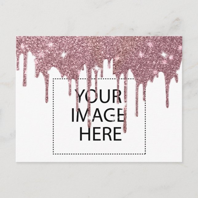 Postal Personalizado personalizado Su propia foto y texto (Anverso)