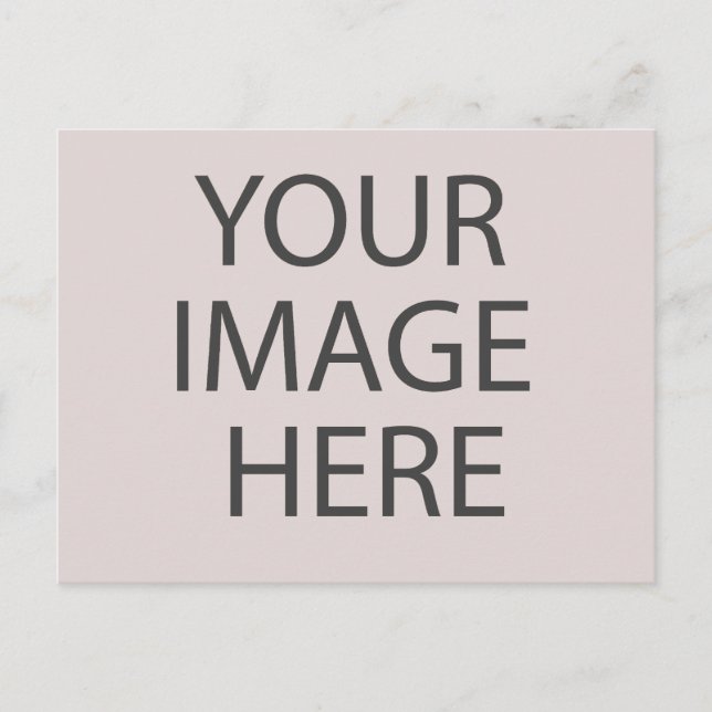 Postal Personalizado personalizado Su propia foto y texto (Anverso)