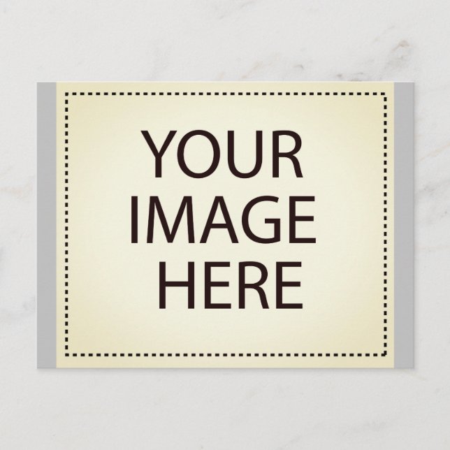 Postal Personalizado personalizado Su propia foto y texto (Anverso)
