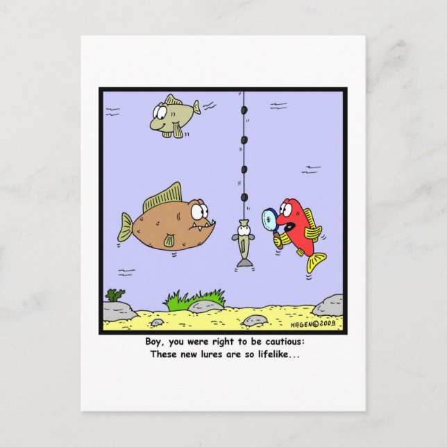 Postal Personalizado pesquero: Lures (Anverso)