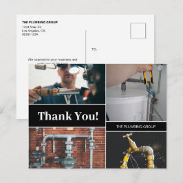 Postal Personalizado Photo Plumbing Nombre comercial Grac