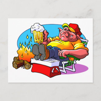 Postal Personalizado Pig Roast