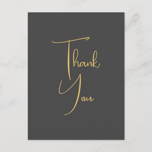 Postal Personalizado profesional de escritura a mano a co (Anverso)