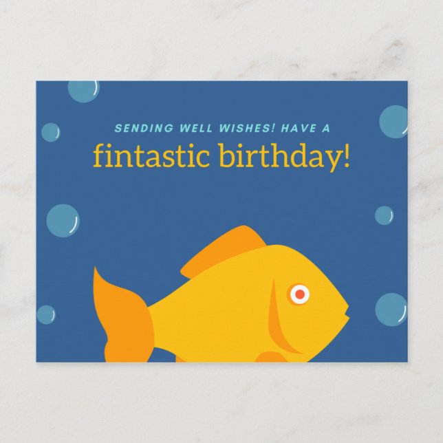 Postal Personalizado - Que tengas un cumpleaños finástico (Anverso)
