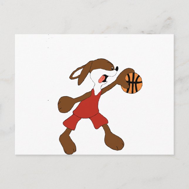 Postal Personalizado Rabbit Michael Jordan Fan (Anverso)