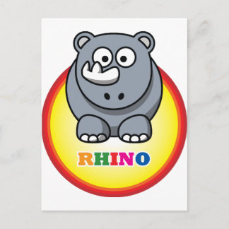 Postal Personalizado Rhino
