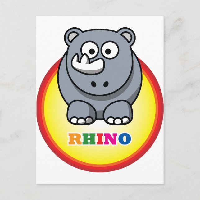 Postal Personalizado Rhino (Anverso)