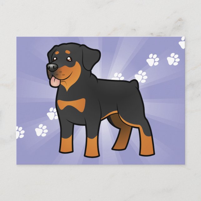 Postal Personalizado Rottweiler (Anverso)