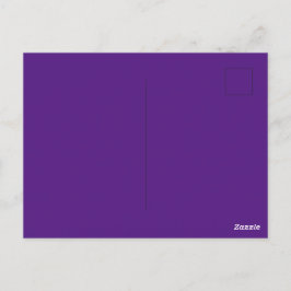 Postal Personalizado Royal Purple Picture-Perfect Standar