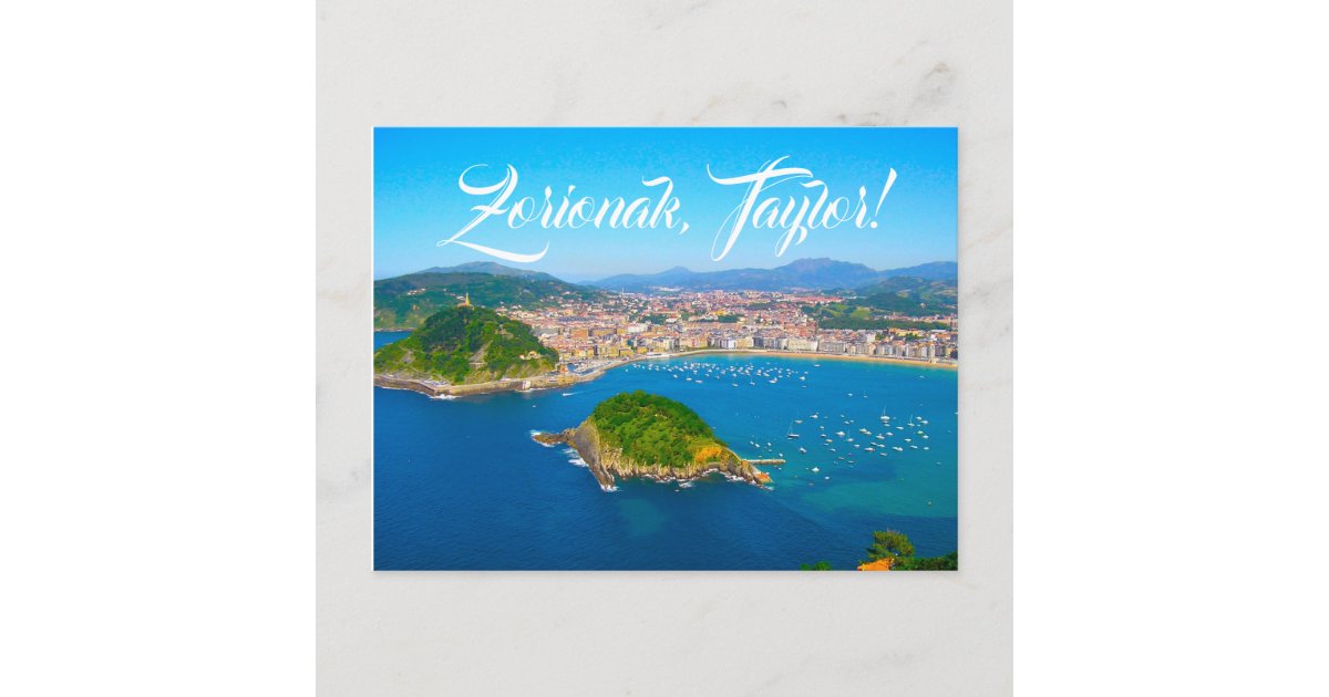Postal Personalizado, San Sebastián, Donostia, Euskadi, E