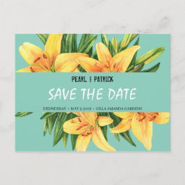 Postal Personalizado - Save The Date Estrella Amarilla