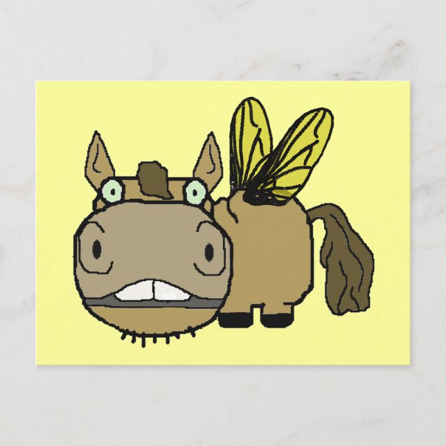 Postal Personalizado Schnozzle Horsefly (Anverso)