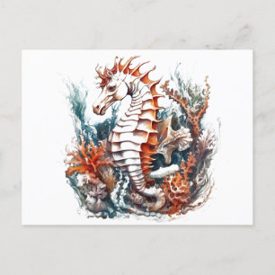 Postal Personalizado Seahorse