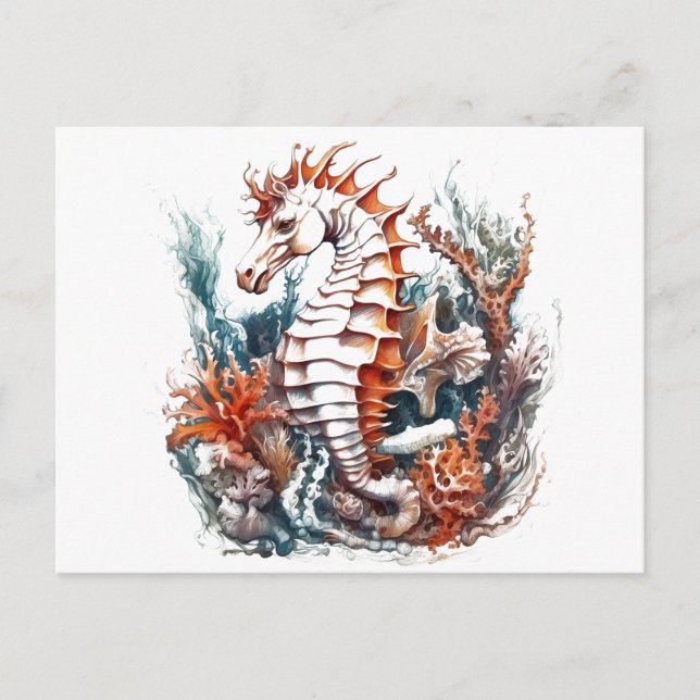 Postal Personalizado Seahorse (Anverso)