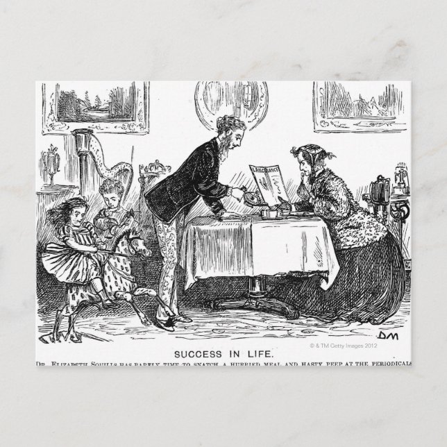 Postal Personalizado sobre Elizabeth Garrett Anderson, pr (Anverso)