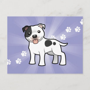 Postal Personalizado Staffordshire Bull Terrier