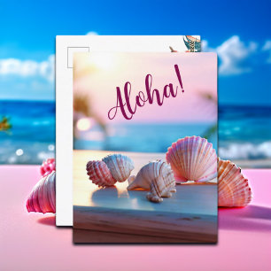 Postal Personalizado Summer Beach Elegant