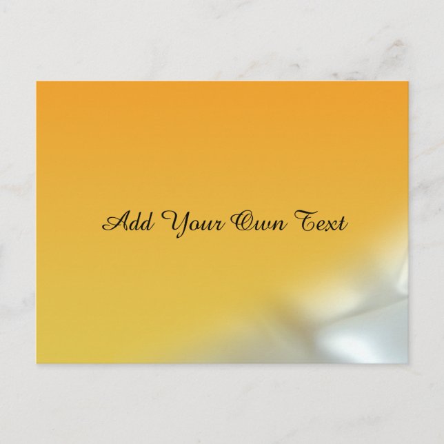 Postal Personalizado Summer Sun Sunset Gracias Postcard (Anverso)