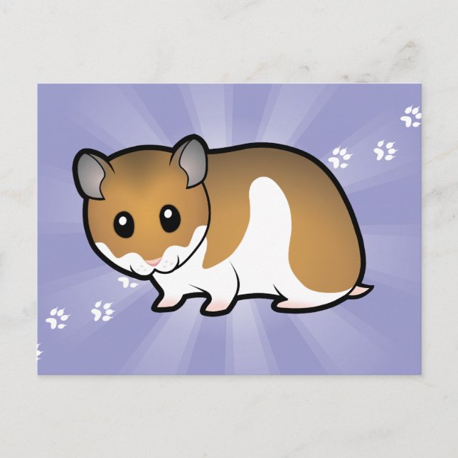 Postal Personalizado Syrian Hamster (Anverso)