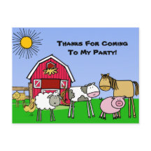 Personalizado Tema Agrícola Cumpleaños Gracias Pos