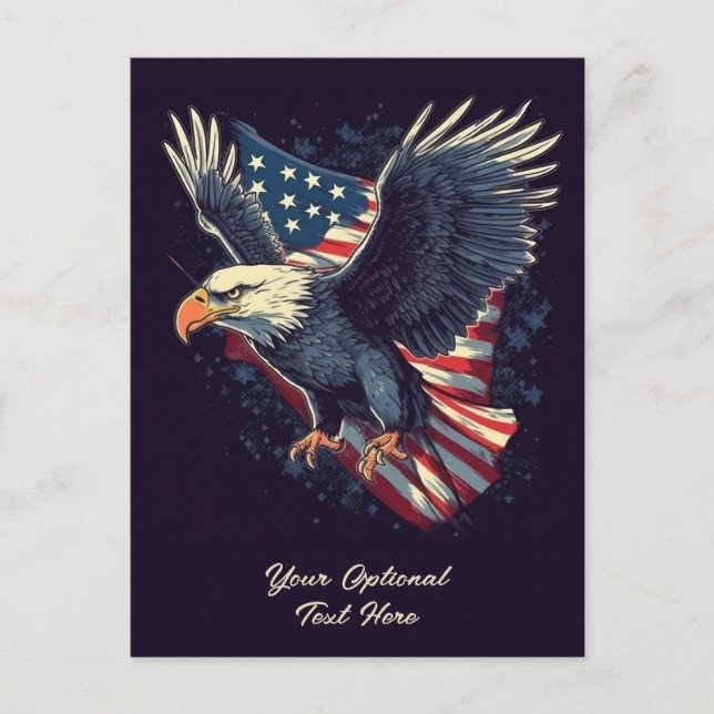 Postal Personalizado Text American Eagle (Anverso)