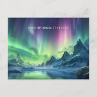 Personalizado Texto Aurora Borealis