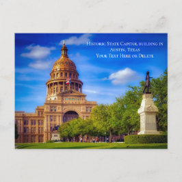 Postal Personalizado Texto Capitolio Estatal Histórico Au