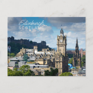 Postal Personalizado Texto Edimburgo Escocia