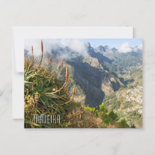 Postal Personalizado Texto Madeira Portugal