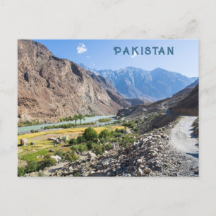 Postal Personalizado Texto Pakistán