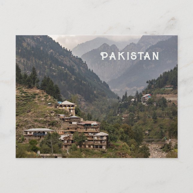 Postal Personalizado Texto Pakistán (Anverso)