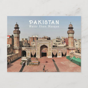 Postal Personalizado Texto Pakistán