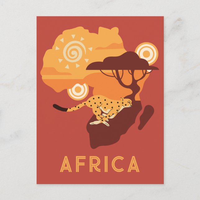 Postal Personalizado Textos África (Anverso)