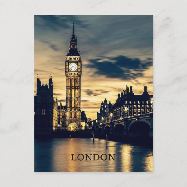 Postal Personalizado Textos Londres (Anverso)