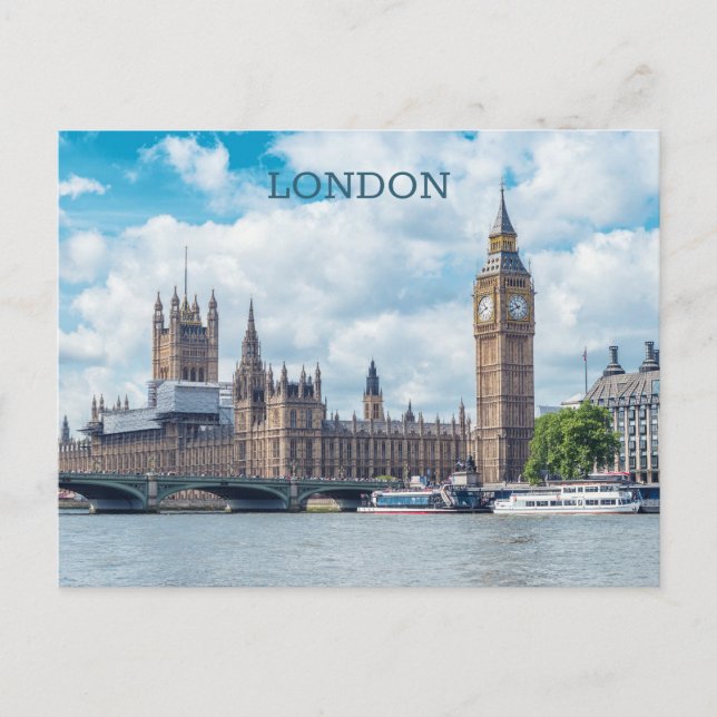 Postal Personalizado Textos Londres (Anverso)