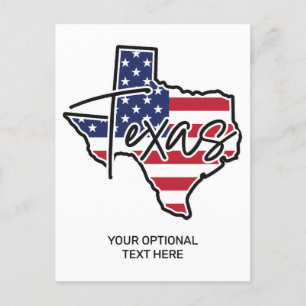 Postal Personalizado Textos Texas