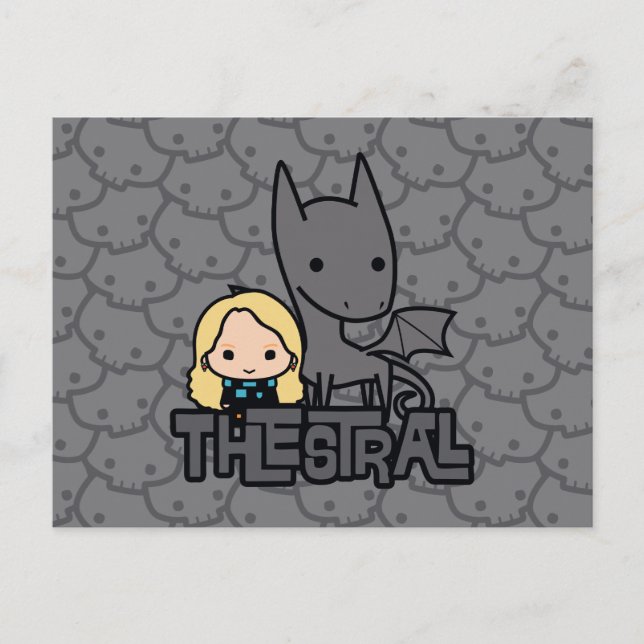 Postal Personalizado Thestral and Luna Character Art (Anverso)