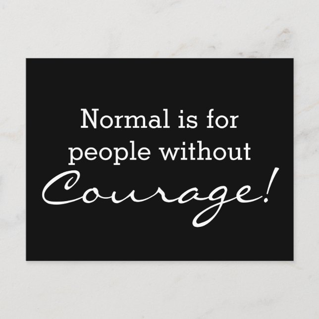 Postal Personalizado tu divertido dicho o sabiduría (Anverso)