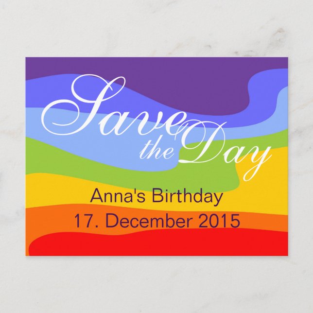 Postal Personalizado tu texto, signo, imagen y fondo (Anverso)