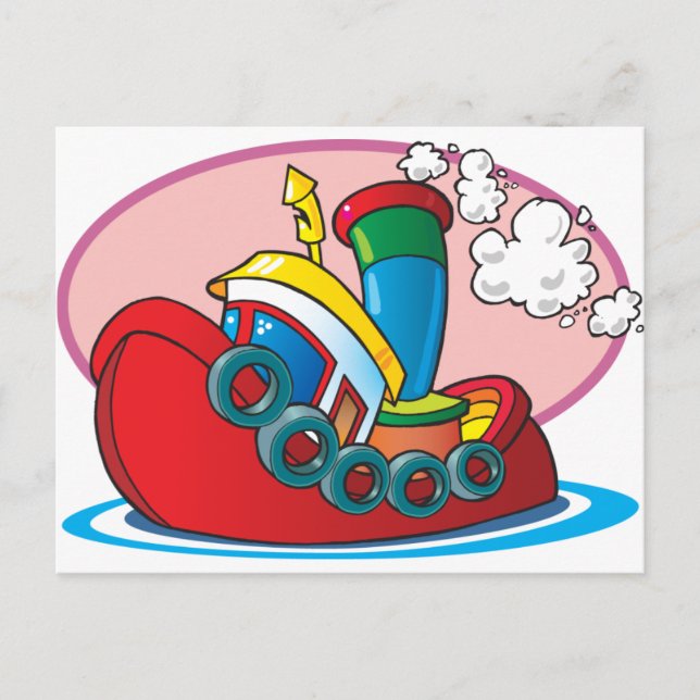 Postal Personalizado Tugboat (Anverso)