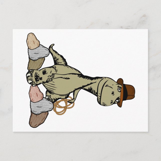 Postal Personalizado Tyrannosaurus Dinosaur Explorer (Anverso)