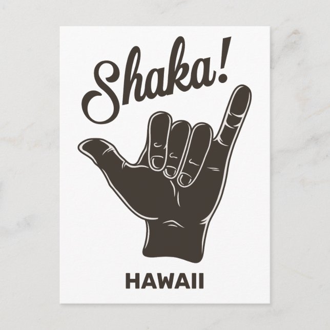 Postal Personalizado Ubicación Shaka (Anverso)