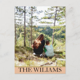 Postal Personalizado Una Gran Foto Familiar En Tonos Past