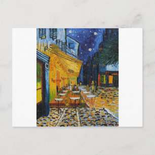 Postal Personalizado Van Gogh Cafe Terraza Bella Artes Vi