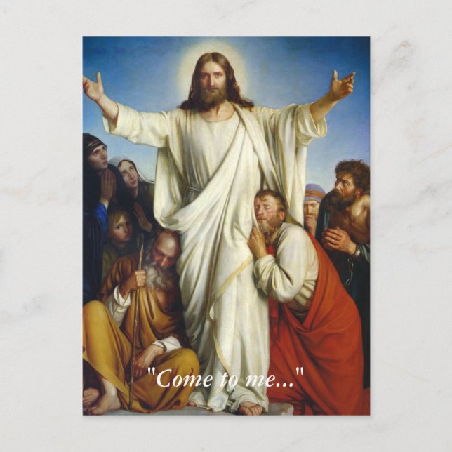 Postal Personalizado "Ven a mí" (Anverso)