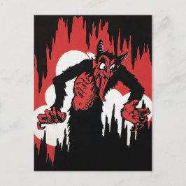 Postal Personalizado Vintage Krampus