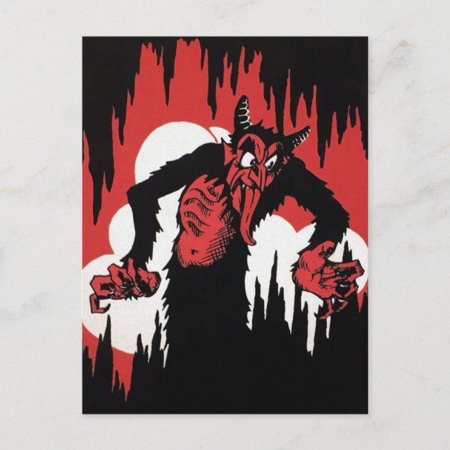 Postal Personalizado Vintage Krampus (Anverso)